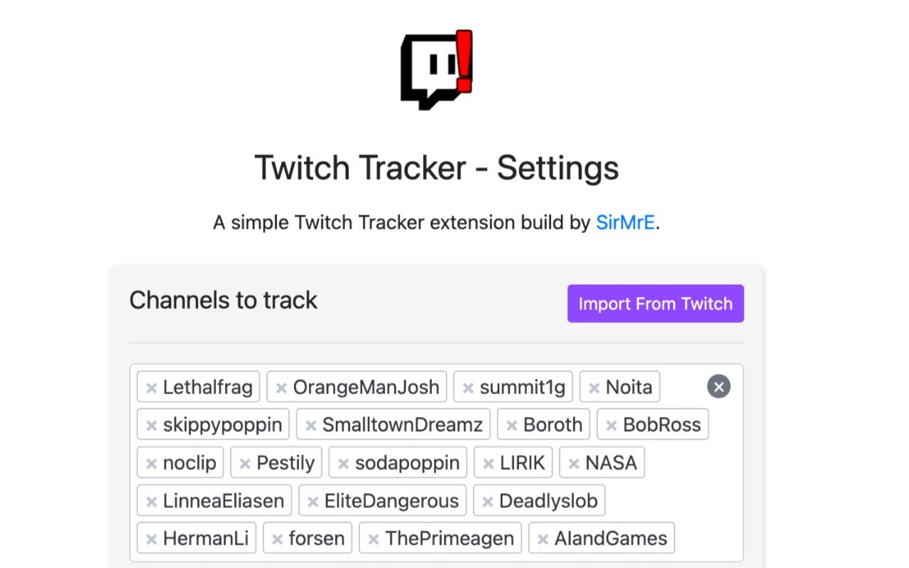 Twitch Tracker Preview image 0