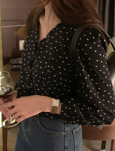 Title 20, Polka Dot Gentle All-match Shirt