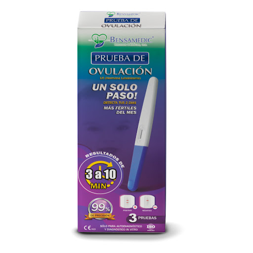 Prueba De Ovulación Lh Bensamedic Caja x 3 und
