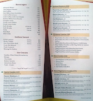 Hotel Sonash By Golden Treat menu 3