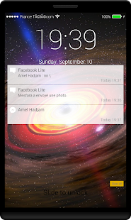 Black Hole Lock Screen - with Notifications(圖1)-速報App