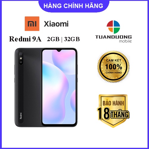 Điện Thoại Xiaomi Redmi 9A - 2Gb/32Gb - Chính Hãng - Hàng Mới Nguyên Hộp