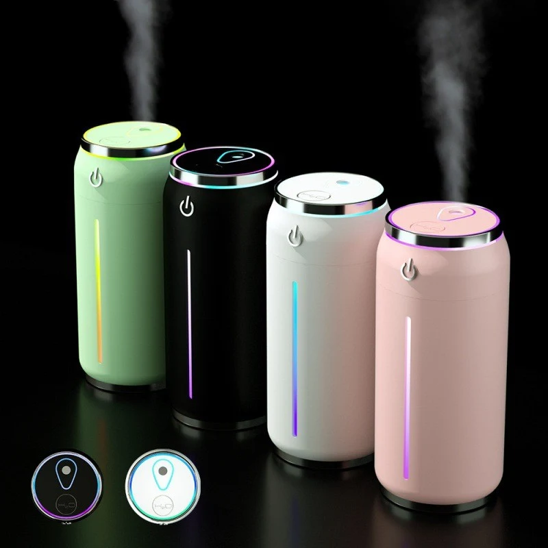 Navulbare Mini USB Auto Luchtbevochtiger — Verse lucht in de auto, draagbaar en gemakkelijk te gebruiken, ideaal voor onderweg.