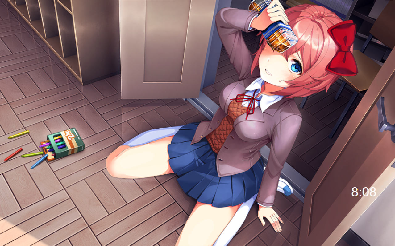 Just Sayori Screen Saver : DDLC Preview image 5