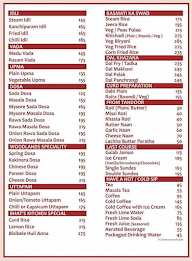 Hotel President - Woodlands Restaurant menu 2