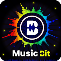 Music Bit  Particle Wave Video Status Maker