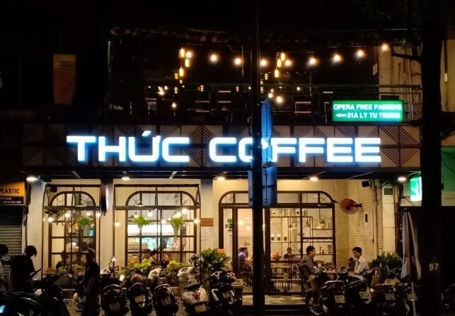 Không gian làm việc yên tĩnh tại Thức Coffe (Ảnh: Sưu Tầm)