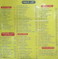 Venkateshwara Boli Stall menu 1