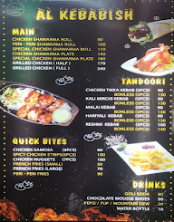 Al Kebabish Shawarma Stall menu 1