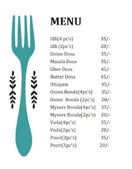 Meghana Tiffin Center menu 1