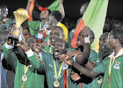 INSPIRATION: Zambia's national football team celebrate in Libreville, Gabon, after toppling  Ivory Coast 8-7 in a penalty shoot-out to claim their first-ever Africa Cup of Nations title. PHOTO: Gallo Images