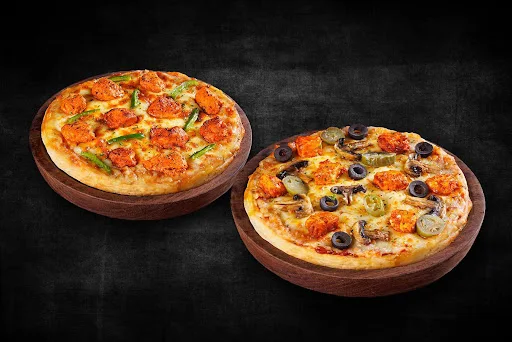 1 Veg & 1 Non-Veg Cheesy Pizza Mania At 249