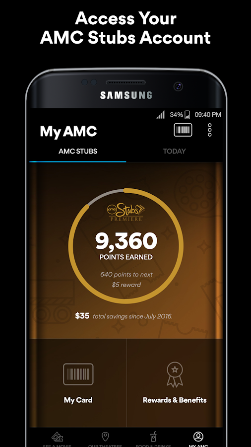 AMC Theatres Android Apps on Google Play