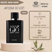 Nước Hoa Nam Aqua Di Giò Đen Profumo 100Ml - Hương Thơm Nam Tính Mạnh Mẽ Cuốn Hút