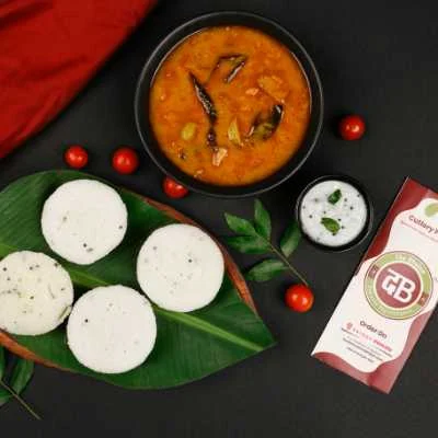 Rava Idli With Sambhar