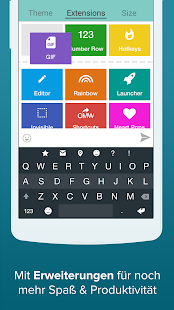 Fleksy Tastatur + Emoji Screenshot