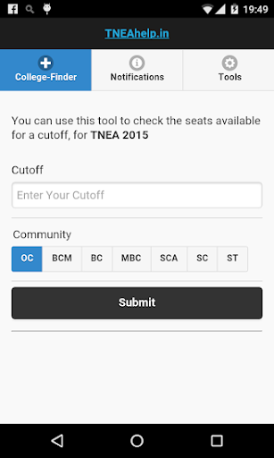 TNEAhelp College-Finder 2015