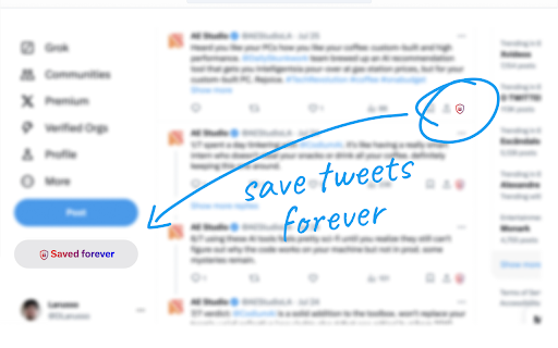 Save Tweets Forever