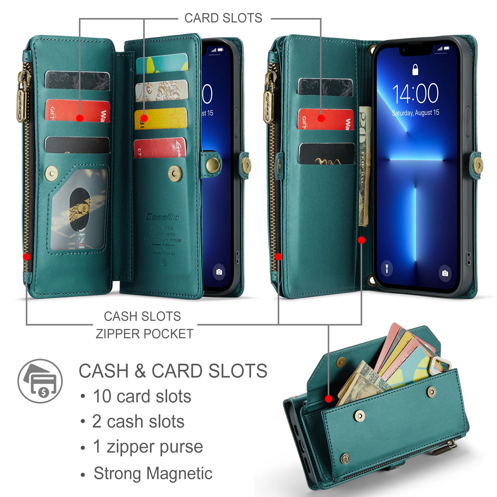 Title 14, Kožna futrola za mobilni telefon. Elegantna i i...