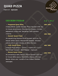 Quad Pizza - Fair N' Square menu 2