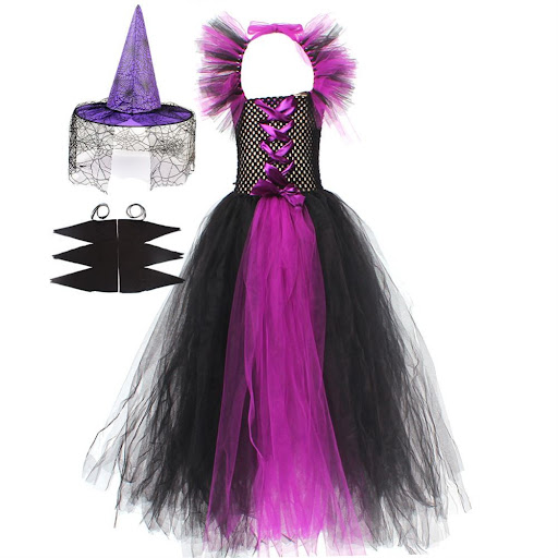 Title 5, Halloween Childrens Witch Dress Up Costume Clo...