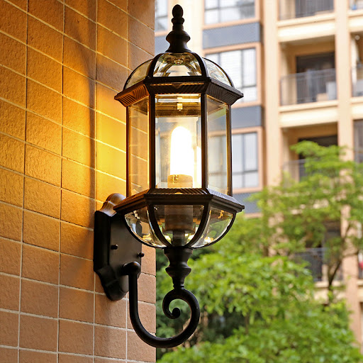 Title 5, Courtyard Outdoor Waterproof Wall Lamp for Stor...