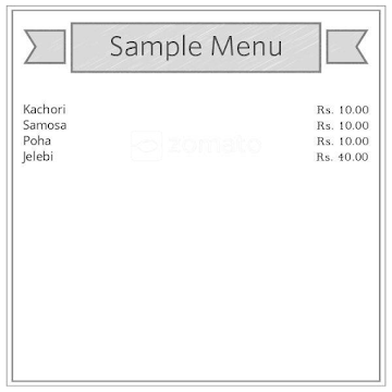 Ram Shyam Kachori Wale menu 