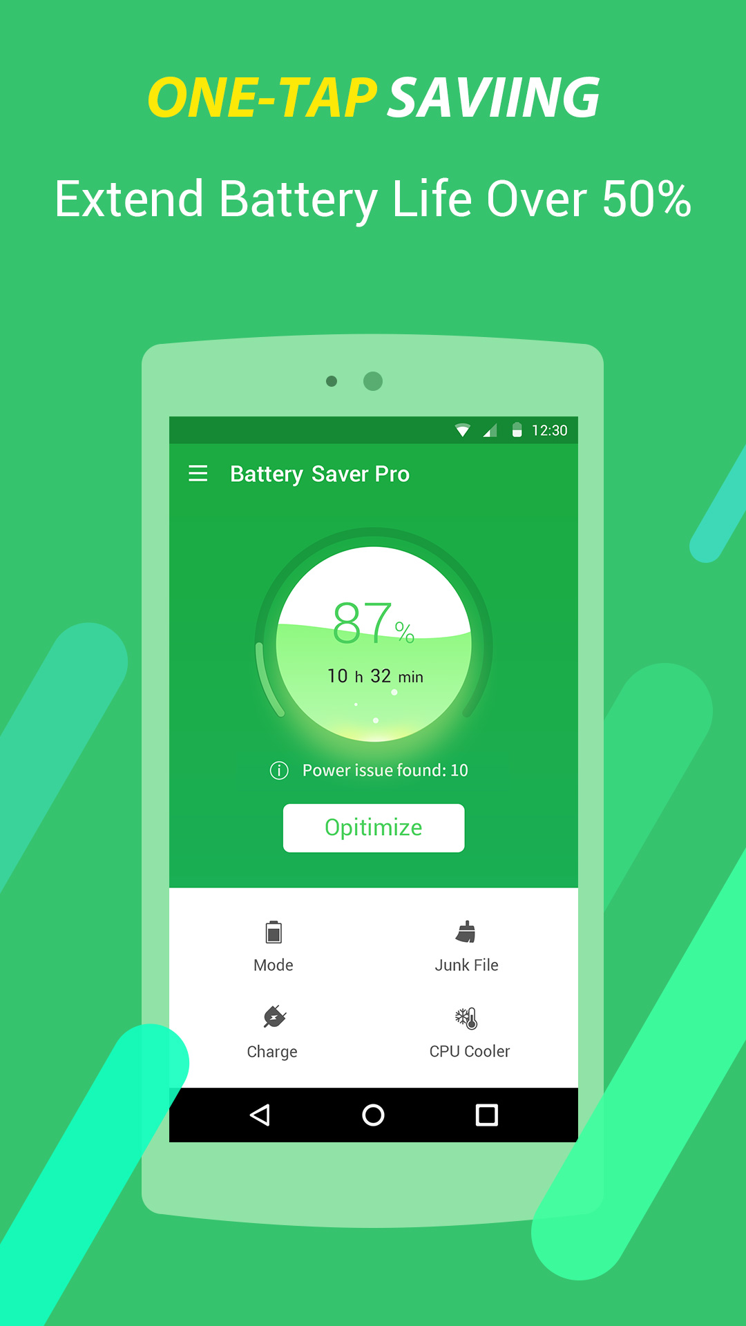 Android application Power Saver Pro - Battery save screenshort
