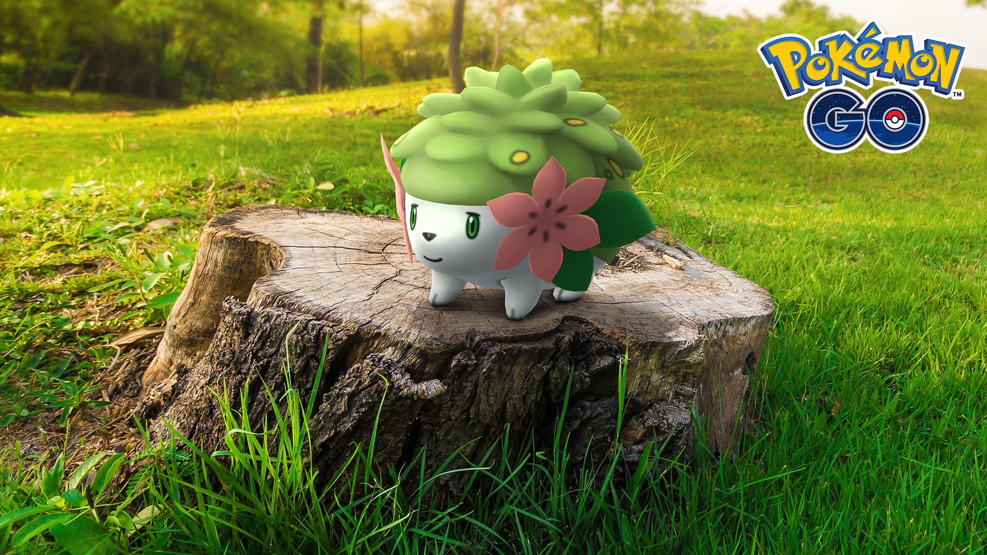 Mudando forma de Shaymin: Forma Terrestre para Forma Céu