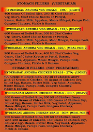 Hyderabad Andhra Mess menu 6