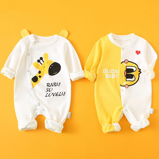 Title 14, 2 Piece Cotton Newborn Jumpsuit Set, Soft and C...