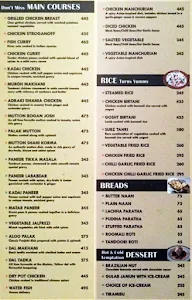 Excuse Me Boss menu 3