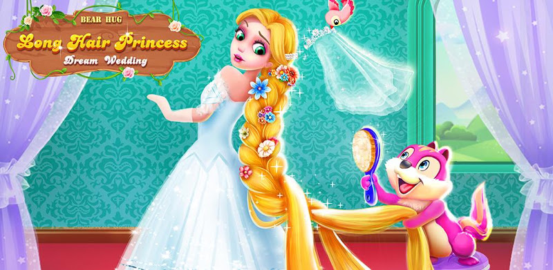 Long Hair Princess Wedding