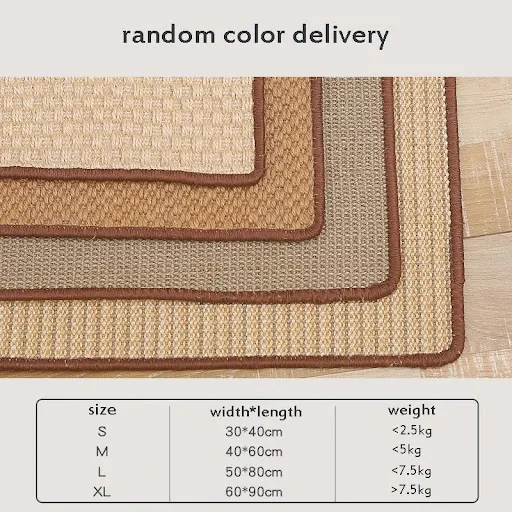 Couch Cat Scratch Protect Mat Cat Scraper Tree Scratching Post Cat Scratcher Sisal Sofa Mats Furniture Protector