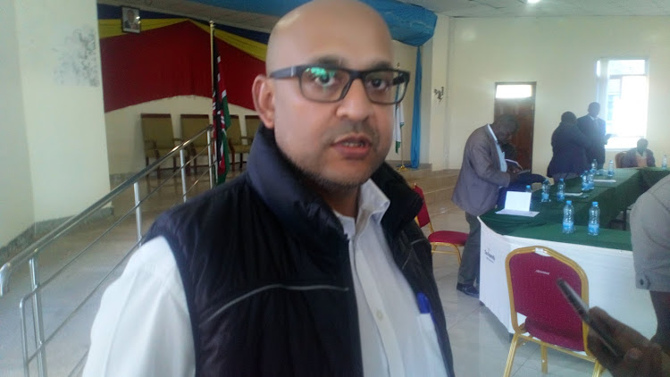 Ndarawetta tea factory CEO Sachin Patel.