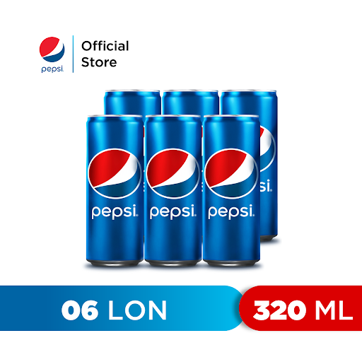 Lốc 6 Lon Nước Ngọt Có Ga Pepsi (320ml/lon)