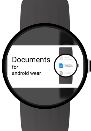 Documents for Android Wear