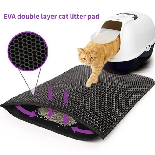 Cats Bed Pads Non-slip Sand Toilet For Cats Accessories Clean Pad Cat Accessories Pet Litter Box Mat Pet Cat Cat Litter 