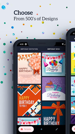 Screenshot Birthday Invitation Card Maker