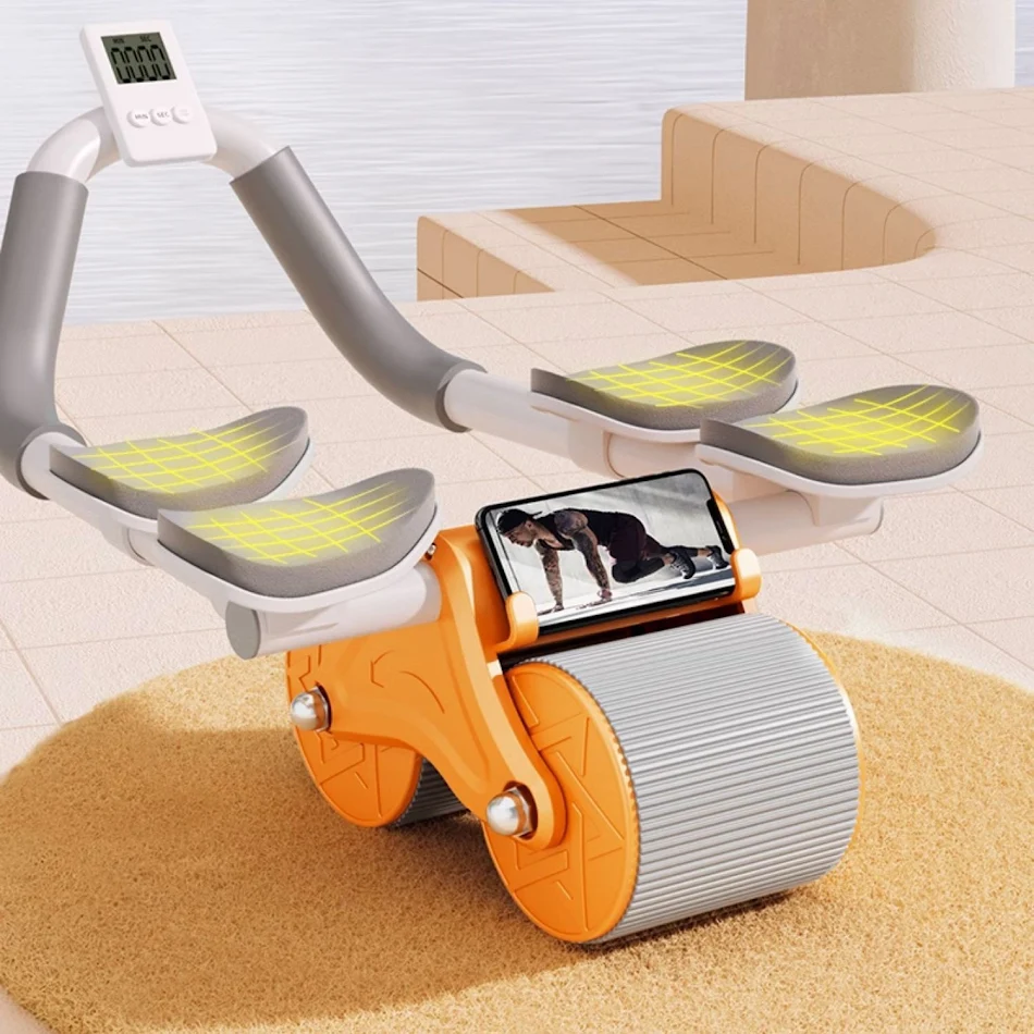 Aparelho de fitness rolo de apoio para cotovelos doméstico Fortalece braços abdômen e core Exercícios suaves e eficazes para uso doméstico