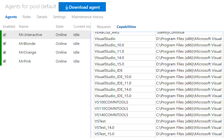 Azure Devops Pipelines How The Build Agent Detects Visual Studio Related Capabilities