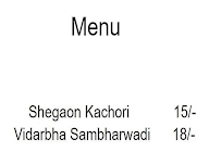 Vidarbha Special menu 1