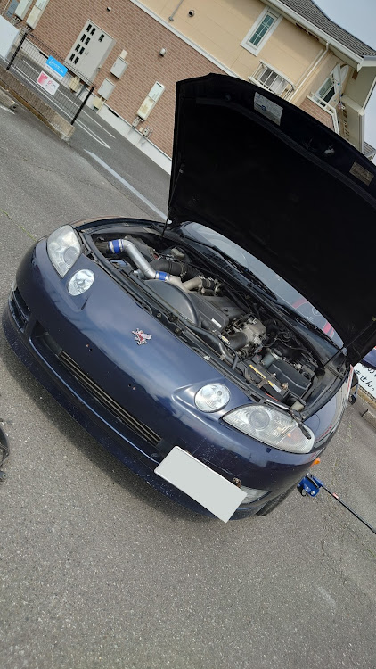 ソアラの花粉まみれ・月極駐車場・DIY・愚痴です、申し訳ございませんに関するカスタム事例の投稿画像1枚目