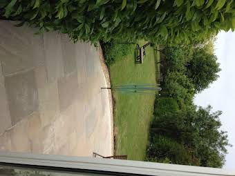 Raj green sandstone  patio album cover