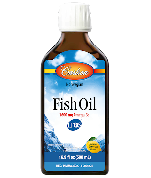 Fish Oil Omega 3, EPA y   DHA Carlson Labs. Noruego Certificado IFOS X 500ML 
