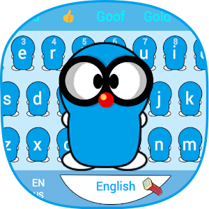 Cute Blue Peanut Keyboard Theme 10001003 Icon