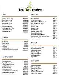 The Chaii Central menu 2