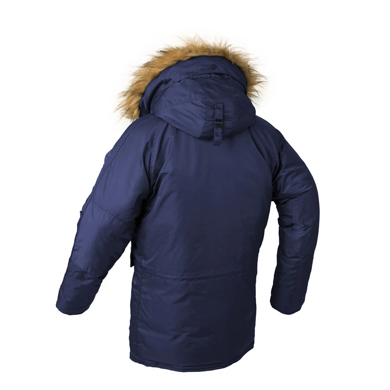 Title 4, Aviator Air Force Herrenmantel Winterjacke Kapu...