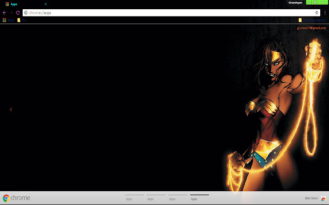 Wonder Woman  Ultra HD 1366x768 chrome extension