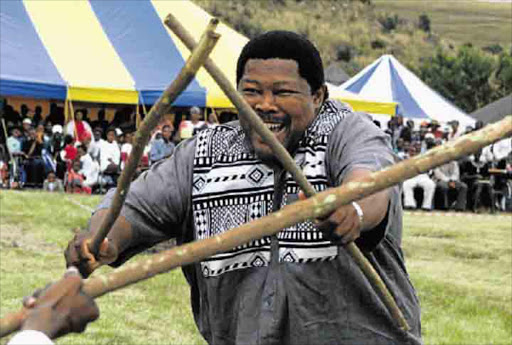 QUESTIONED: Ngconde Balfour, who is the former minister of sport, was passionate about stick fighting. A participant died during the Easter weekend while playing the sport Picture: RAYMOND PRESTON